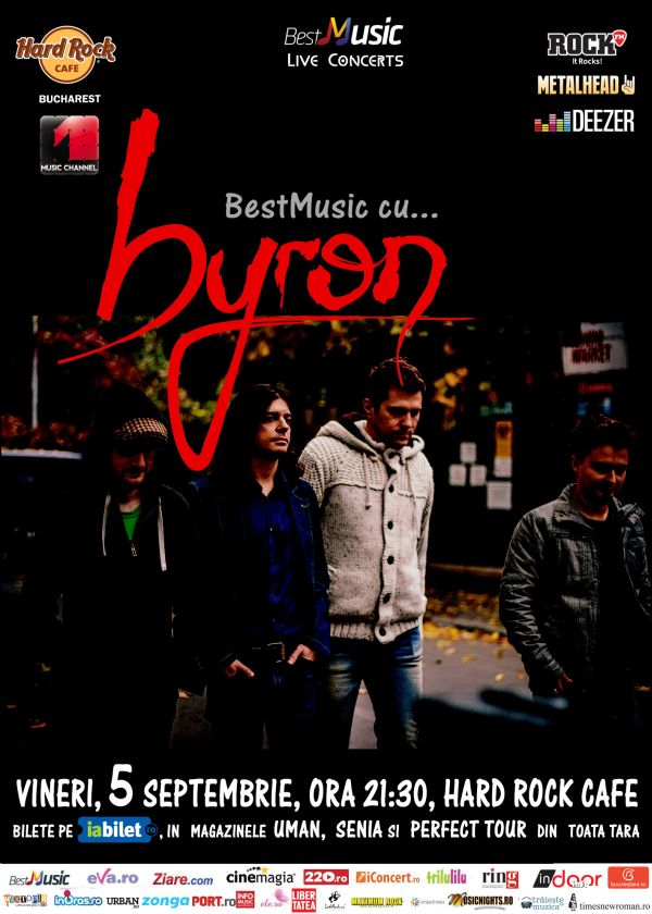 byron :”Va asteptam cu drag intre egarii lui Elton John si chitara lui Jennifer Batten”